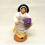 Santon femme à la lavande 7cm