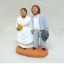 Santons les mariés 7CM