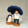 Santon enfant parapluie 7CM