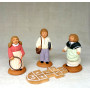 Santons les écoliers 7cm