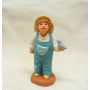 Santon enfant à l oiseau 7CM