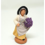 Santon femme à la lavande 7cm