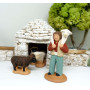 Santon berger au mouton 7cm