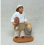 Santon Boulanger 7cm (blanc)