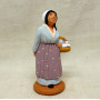 Santon femme aux fromages 7cm