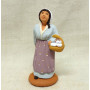 Santon femme aux fromages 7cm