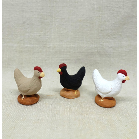 santon poule 7cm