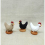 santon poule 7cm