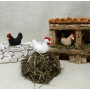 Poule qui couve 9CM