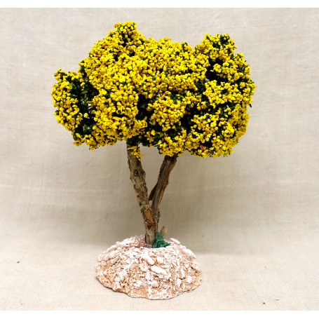 Santon arbre jaune