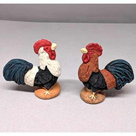 Santon coq 9cm